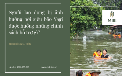 Người lao động bị ảnh hưởng bởi siêu bão Yagi (cơn bão số 3) được hưởng những chính sách hỗ trợ gì?