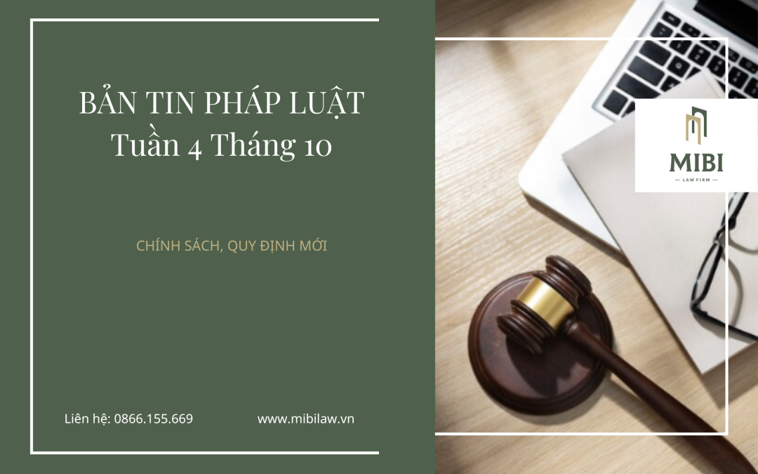 NEW – Bản tin pháp luật – Tuần 4 Tháng 10