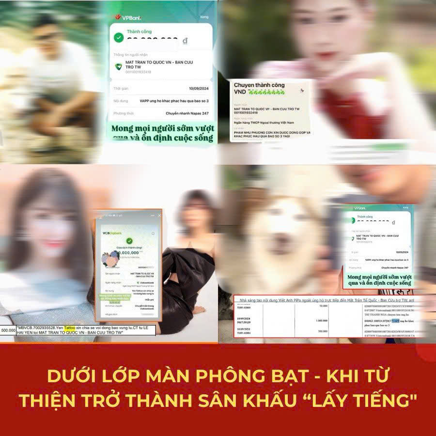 làm giả biên lai chuyển khoản 2