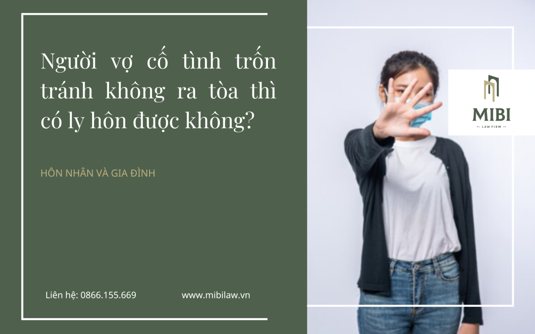 trốn tránh không ra tòa