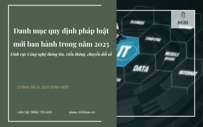 Công nghệ thông tin – Danh mục quy định pháp luật mới ban hành trong năm 2025 – New